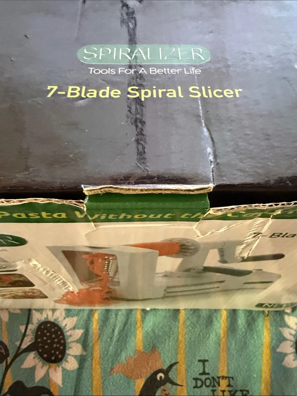 Spiralizer Manual Spiral Vegetable Slicer - 7 blades